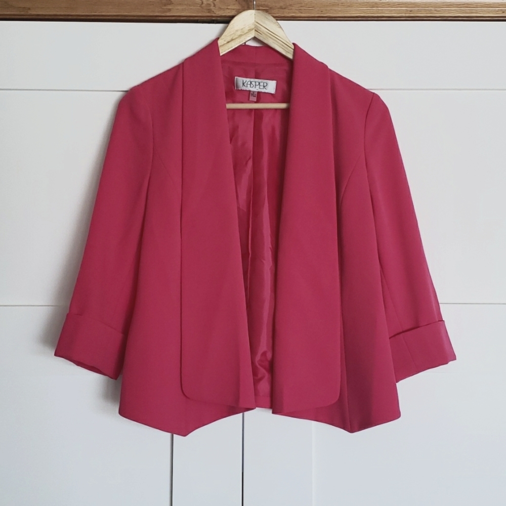 Hot pink blazer size 4